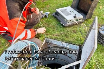 professional sewer cleaning solutions