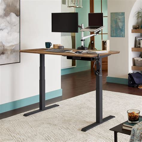 professional sit stand desk 890mm