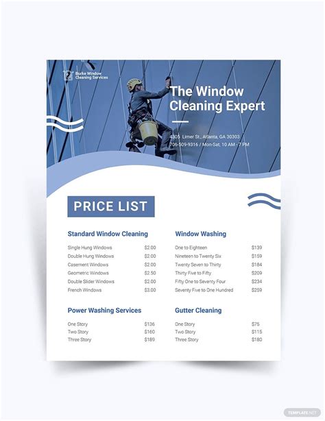 professional window washing prices