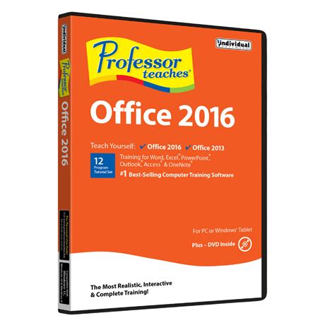 professor teaches office 2016