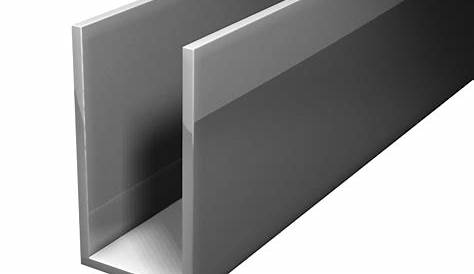 Profilé U aluminium brut 10 x 10 x 10 mm, 2 m Castorama