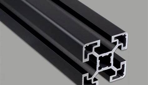 Profilé aluminium 40x40 fente 10 mm type léger anodisé