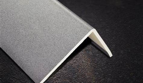 Profilé de finition d'angle Global Round PVC gris clair
