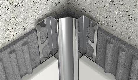 Profilé de finition en aluminium / pour angle intérieur