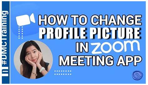 How to Set Profile Picture in Zoom