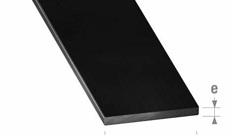 Profilé ultra plat en aluminium anodisé noir + diffuseur