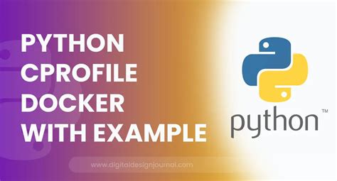 Profile Python In Docker