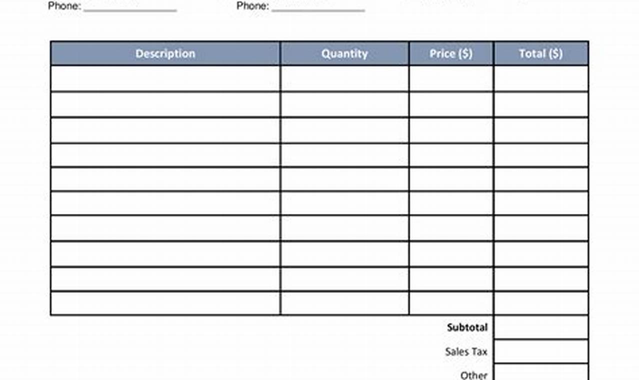Proforma Invoice Template: A Comprehensive Guide for Businesses