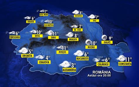 prognoza meteo romania 10 zile