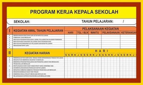 program kerja tahunan smp