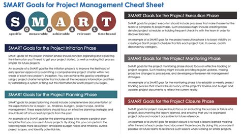 program manager goals and objectives examples