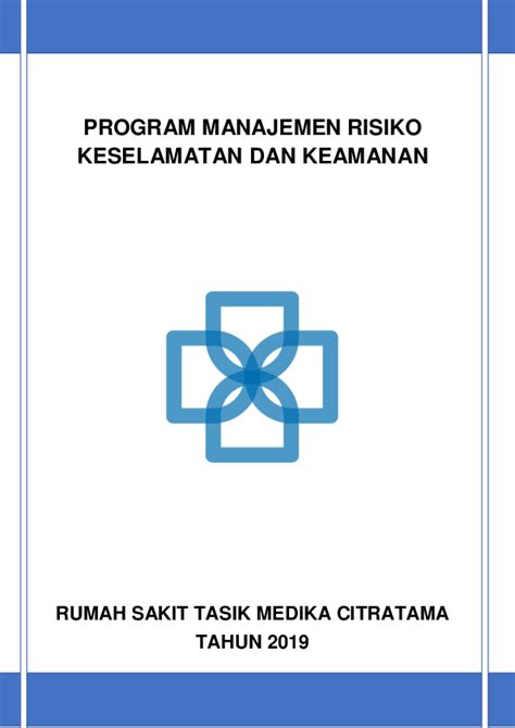 program manajemen risiko rumah sakit pdf