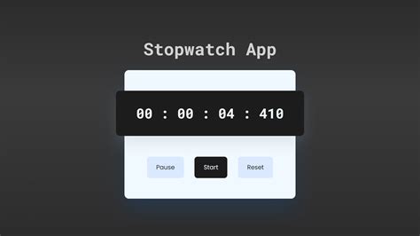 Program Stopwatch App