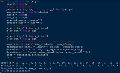 program to calculate mean median mode standard deviation and variance of an array in python