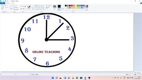 Program To Draw A Clock In Computer Graphics