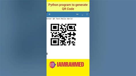 program to generate qr code in python