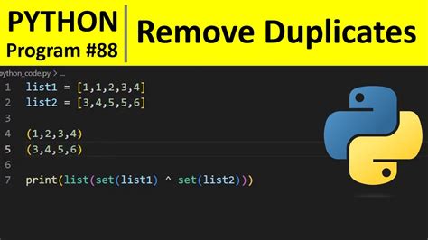 program to remove duplicate elements in list python