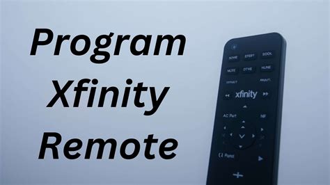 program xfinity remote to box xr11