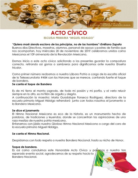 programa cívico 20 de noviembre pdf