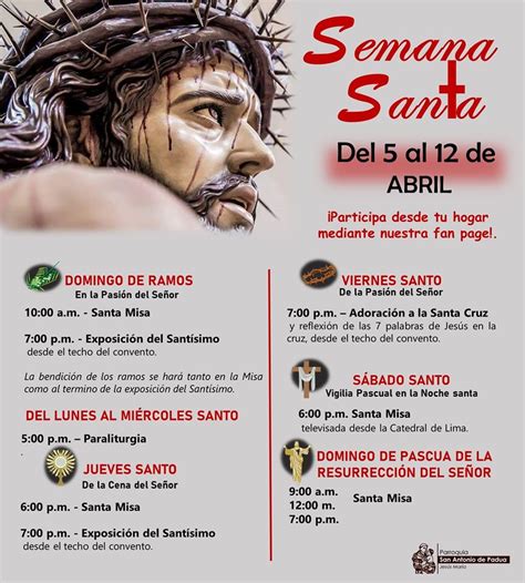 programa semana santa 2024