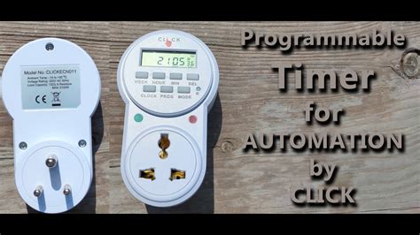programmable timers multiple settings