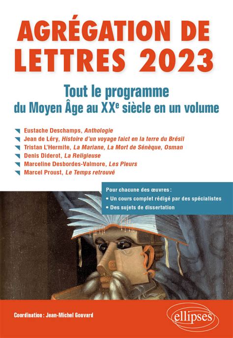 Must See Programme Agregation Lettres 2023 References