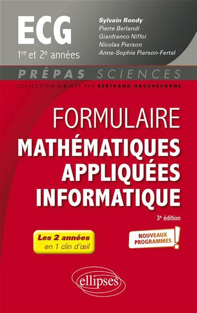 Awasome Programme Maths Appliquées Ecg Trending