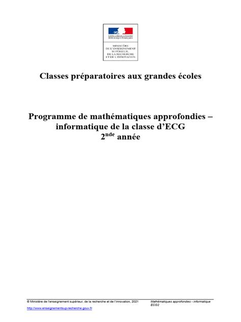 Currently - Programme Maths Approfondies Ecg New