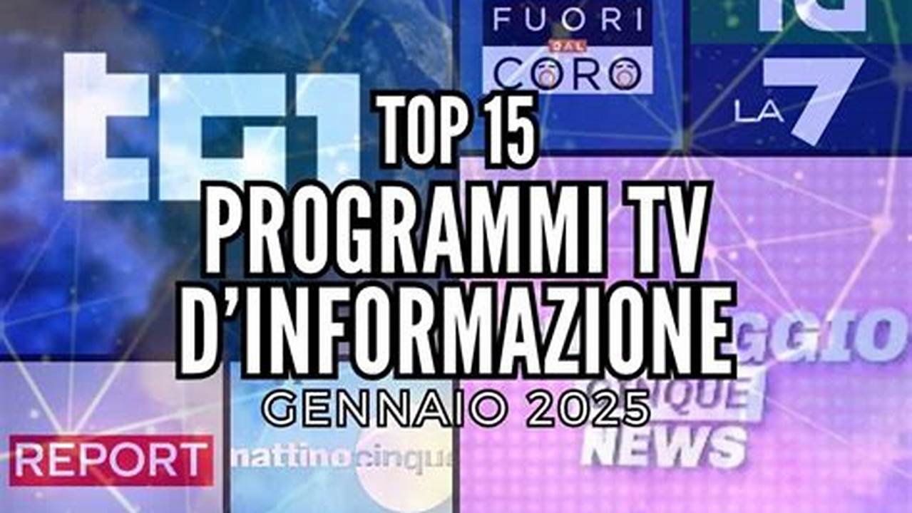Programmi Tv 1 Gennaio 2025