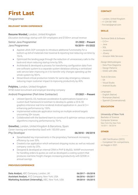 Can you share a killer resume template? Quora