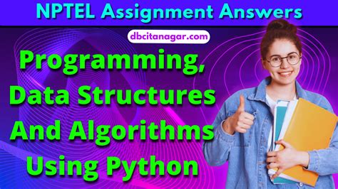 programming data structures and algorithms using python nptel assignment answers 2024
