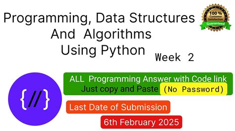 programming data structures and algorithms using python nptel pdf