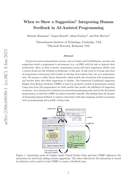 Programming Feedback