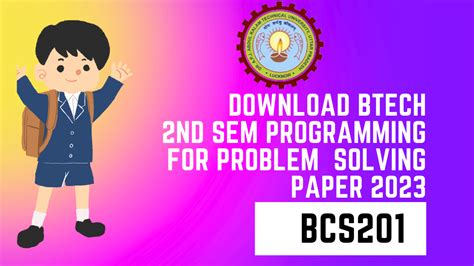 programming for problem solving notes pdf aktu