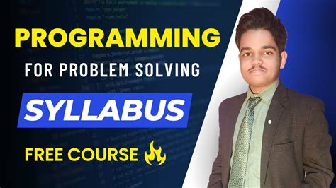programming for problem solving syllabus btech