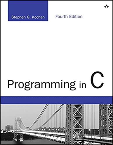List Of Programming In C 4Th Edition Pdf