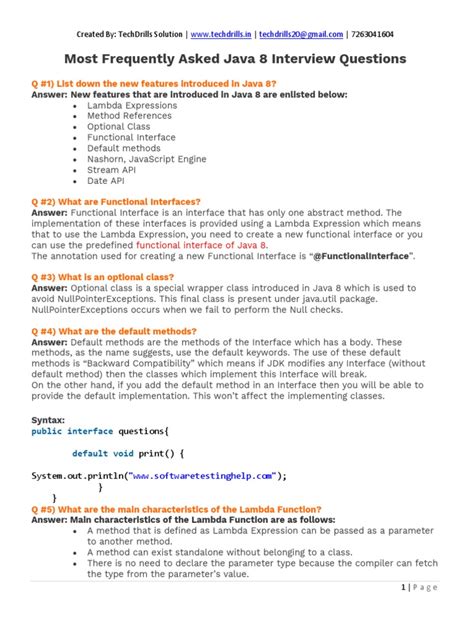 programming interview questions in java for experienced