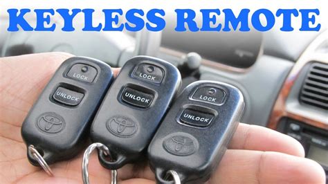 Programming Keyless Remote