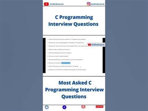 programming questions for interview in c
