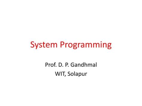 programming system meaning