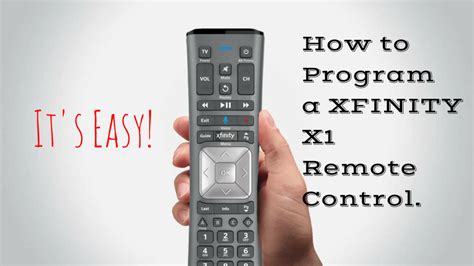 Programming X1 Remote