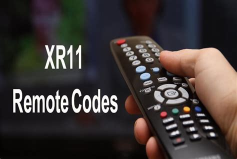 Programming Xr11 Remote Control