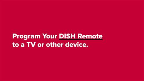 Steps for Programming a Dish Remote to Your TV Click This Blog