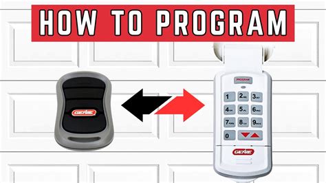 Program Genie Keypad Garage Door Opener progsmetrix