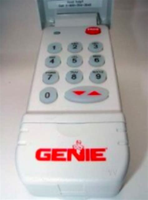 Reset & Program Genie Wireless KeypadIC Black Model YouTube