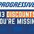 progressive continuous insurance discount