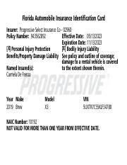 progressive id code