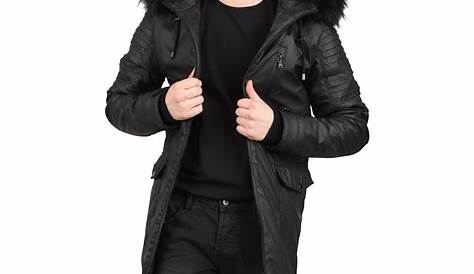 Short biker style parka Project X Paris