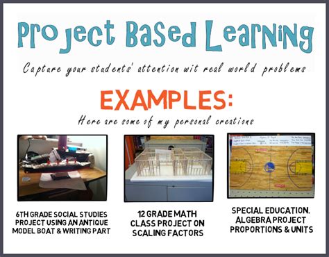project based learning examples in elementary maths