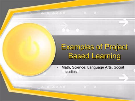 project based learning examples pdf ppt